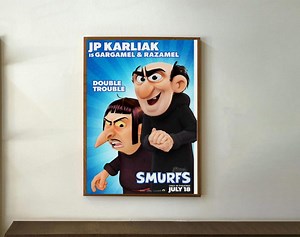 Smurfs (2025) Movie Poster Wall Art, Home Decor - Etsy