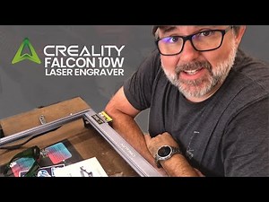 Creality Falcon 10W Laser Engraver | Unboxing, Assembly, & Setup Review