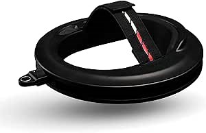 DMoose Fitness Neck Harness for Weight Lifting - Soft Padded Head & Chin Strap with 30" Heavy Duty Steel Chain - Neck Exerciser, Trainer & Strengthener to Support Injury Recovery and Intense Workouts