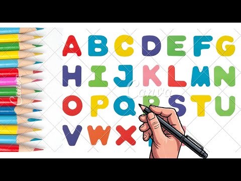 🌈A To Z Alfabet learning| A For Apple 🍎| B For Ball 🏀| C For Cat 🐈