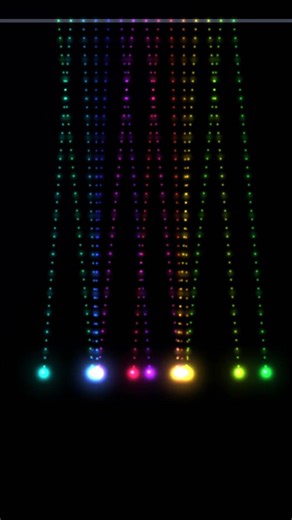 Neon Pendulum Wave | Stimming Visual | 1080p #stimming #asmr #oddlysatisfying #neonvibes #sensory