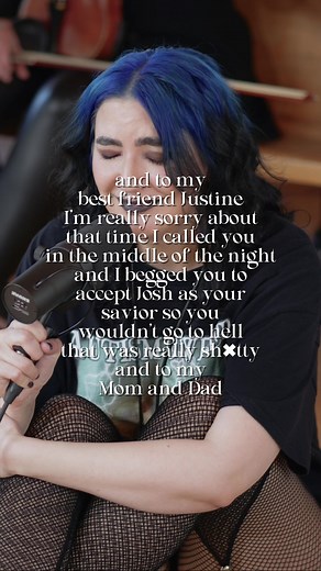 who do you wish you could send this song to? OUT NOW… the live version of “Everybody Goes To Hell” just in time for the holidays 🖤 #exvangelical #deconstruction #witch #witchtip #religioustrauma