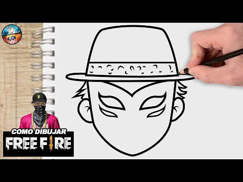 Dibujos de free fire PERSONAJE - DIBUJANDO como dibujar Skin - How to draw free fire