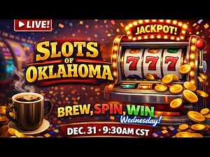 ☕🎰 Brew Spin Win Wednesday | LIVE with Slots of Oklahoma