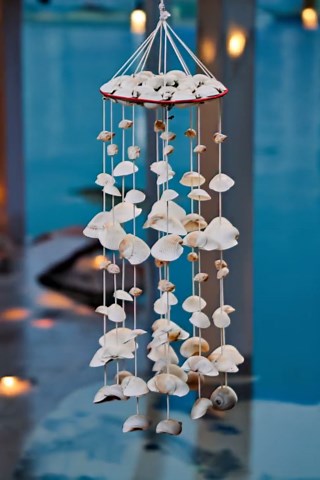 Handmade Seashell Wind Chime Coastal Beach Decor Nautical Hanging Shell Mobile - Etsy