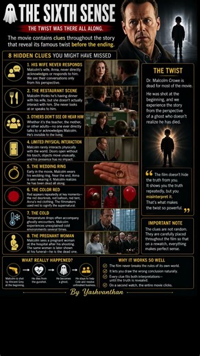 The Sixth Sense: 8 Hidden Clues You Probably Missed | The Twist Explained