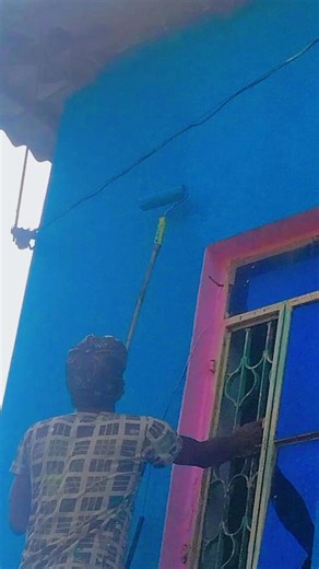 Painting outside #painter #postviralシ #walldecor #outside #decor #painting #paint #AsianPaints #ApplyNow #post2025シ #postviralシ2025 #instagramreels #fbreels2025ツ #Netflix #artist | sm sunil