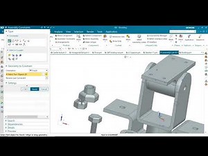 How to Create shock Assembly in NX Cad | Beginners practice Assembly Video