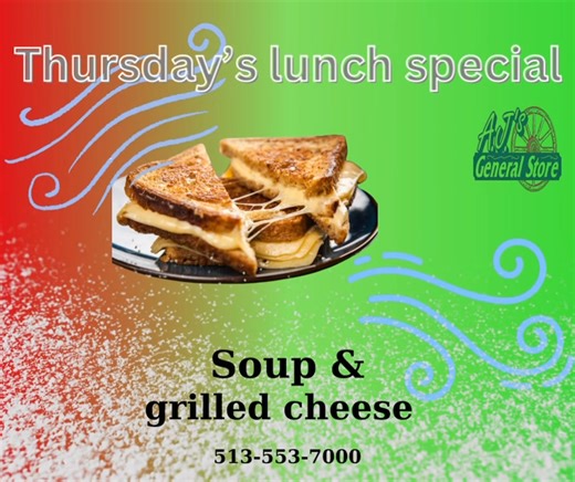 Baby it’s cold outside, so head on into AJ’s for warm food. #GreatfoodatAJs | AJ’s General Store