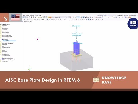 KB 001916 | AISC Base Plate Design in RFEM 6