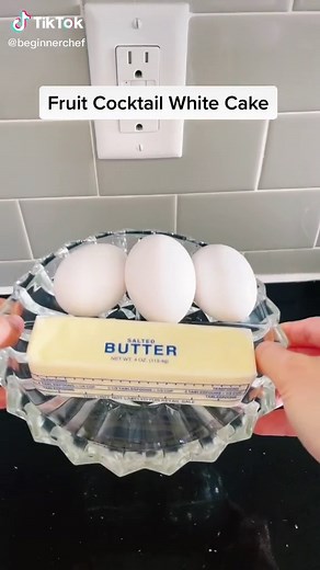 Easy Fruit Cocktail White Cake Recipe