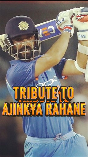 Ajinkya Rahane Retirement Song 💔 | The Silent Warrior of Indian Cricket 🇮🇳