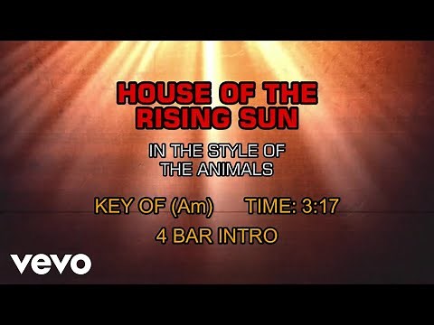 The Animals - House Of The Rising Sun (Karaoke)