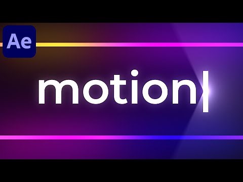 Gradient Text Typing Effect in After Effects - After Effects Tutorial | No Plugins