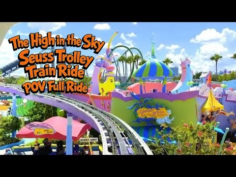 The High in the Sky Seuss Trolley Train Ride POV | Universal Orlando Islands of Adventure