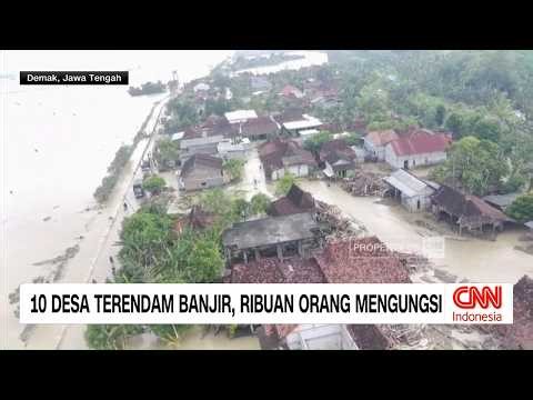 10 Desa Terendam Banjir, RIbuan Orang Mengungsi