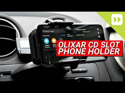How to use your car CD slot as a smartphone holder?