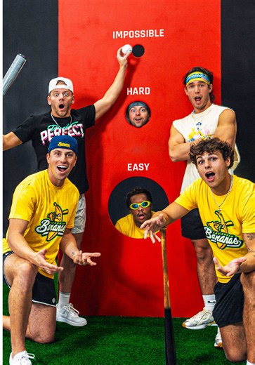 Baseball Trick Shots with Savannah Bananas: Epic Hits