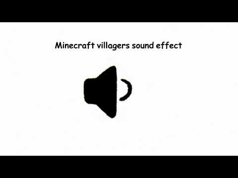 Minecraft villagers sound effect