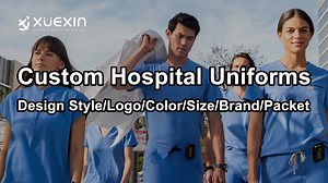 Design Your Own Scrubs Doctors Hospital Scrubs Dental Clinic Workwear Short Sleeve Work Suits Beauty Set Medical Uniform Scrub