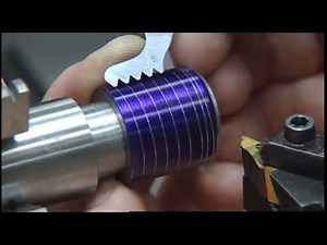 16. External threading on the lathe