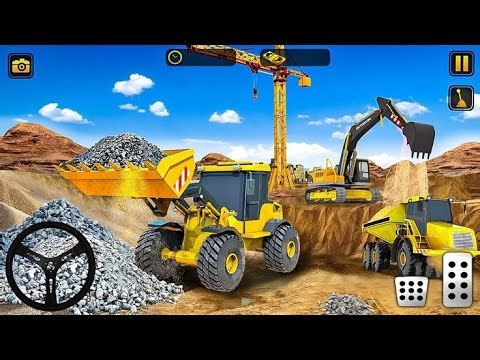 Excavator - Bulldozer and Forklift Driving - JCB Machines Simulator Game - Android Gameplay, 2025