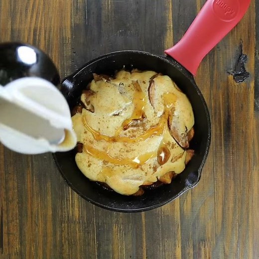 How to Make Baked Apple Cinnamon Pancake