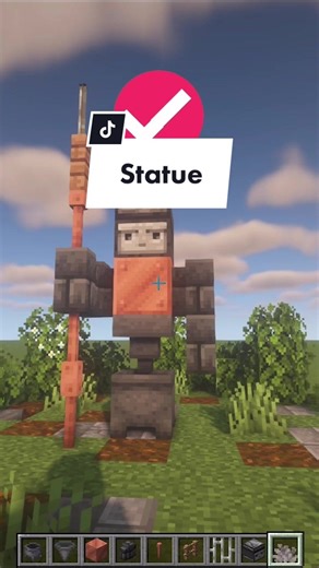 Step-by-Step Guide on Building a Copper Statue in Minecraft