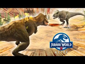BATTLE OF T-REX ||🔥REXY🔥Vs🔥DOE🔥|| Jurassic world alive || V3.12