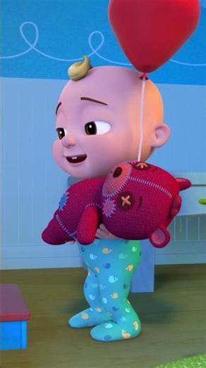 Snuggle TIME! 🫂 CoComelon Boba Bear Hugs & Bedtime Routine #kids #shorts