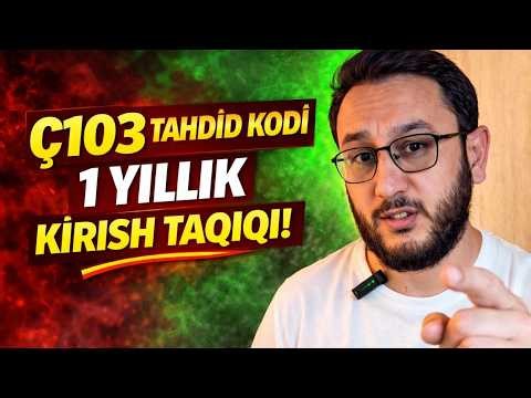 Ç103 Tahdid Kodu — Qachon qo‘yiladi? Qancha yil Turkiyaga kira olmaysiz?