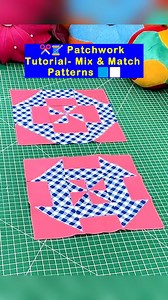 97K views · 1.8K reactions | ✂️淋 Patchwork Tutorial- Mix & Match Patterns ⬜ #patchworkdesign #patchworklovers #diypatchwork #patchwork #freetutorial #diy #sewing #howto #howtomake #handmade #handcraft #designideas #designinspiration #design #curtain #pillow #quilt #bedsheet | All Girls' Things | Facebook