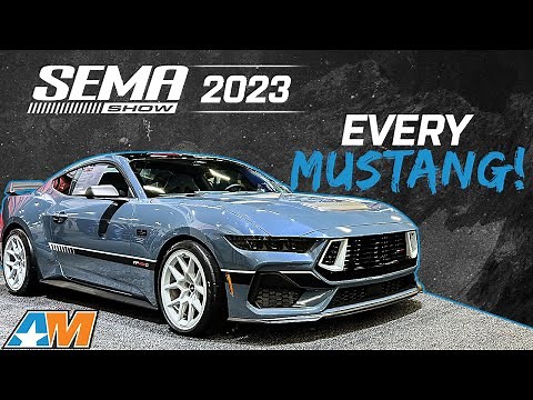 Every New 2024 Mustang We Could Find at SEMA 2023! | V8 or Electric!