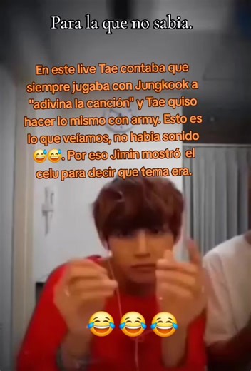 Fue el mejor live que Tae hizo de pequeño. Me rei mucho 😂😂😂Mirá mi perfil #taehyung #vlive #recuerdo #nostalgia @francis