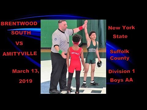 HD. Middle School Wrestling Brentwood South vs Amityville