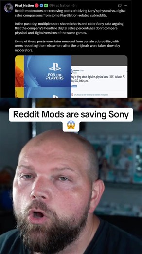 Reddit Mods are saving Sony😱 #sony #ps5 #ps5pro