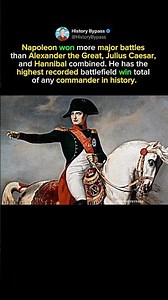 Napoleon Won More Battles Than Anyone in History #shorts