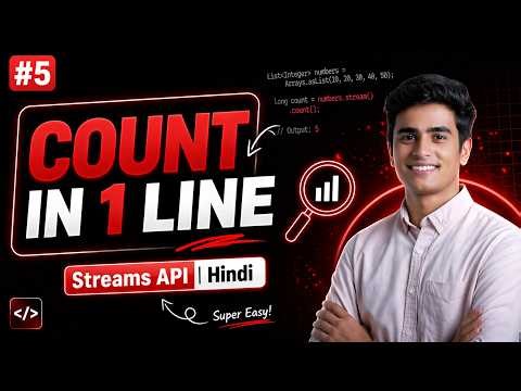 Java Stream API | Count Elements in a List | CSwithVK