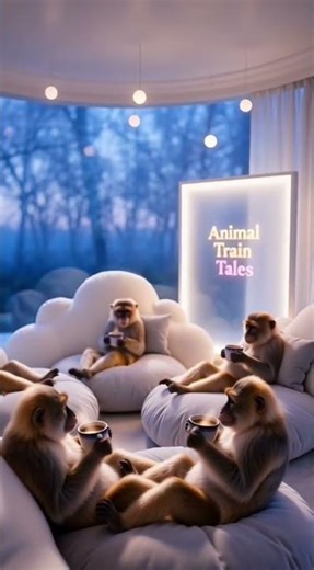 The Magical Monkey Train Adventure! 🐵🚂 Jungle Fun for Kids | Animal Train Tales