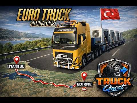Epic Air Conditioner Haul from Istanbul to Edirne – Euro Truck Simulator 2