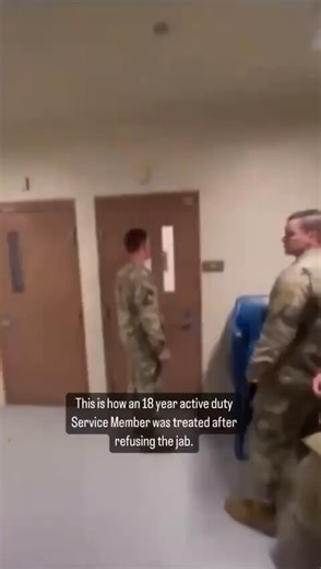 @C__Herridge @SecWar And let's not forget about this soldier who was held down and forced to get the COVID vaccine. @SecDefAustin should be held accountable for these atrocities as well