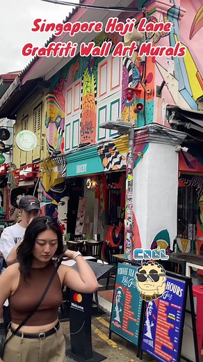 Discover the Colorful Graffiti Art and Murals of Singapore's Haji Lane