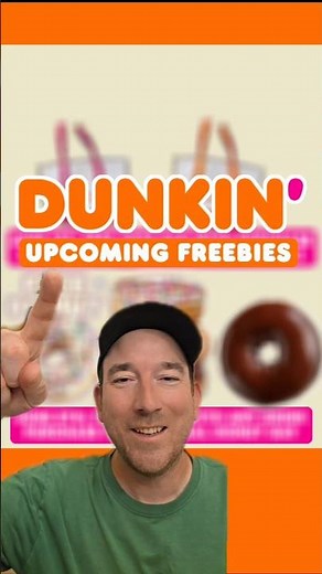 Two Freebies from Dunkin' Next Week?! 🔥🍩 #dunkin #freebies