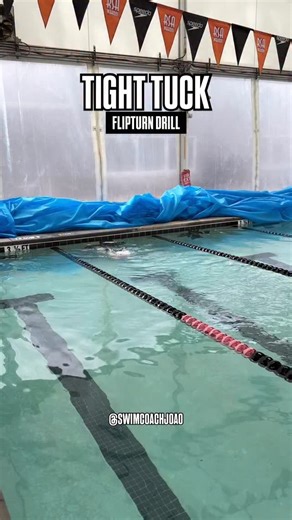 🎯 Train the Exact Speed You Want Off the Wall If you want faster turns, you have to replicate the speed you expect on race day — not just hope it shows up when the pressure hits. 📈 A great way to train this is by pushing off the wall, skipping the underwaters, and going straight into three explosive strokes after a tight, fast tuck. This forces you to feel the true transition speed from rotation → push → breakout. Without the buffer of dolphin kicks, you expose any delays, hesitations, or slop