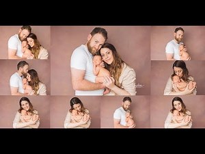 Family photo with newborn - How to basic and classic poses