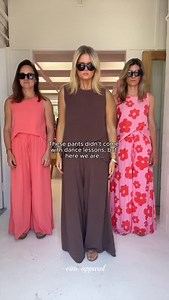 115K views · 235 reactions | We didn’t plan to dance today. Our pants had other ideas ⁠ Plain or print - the Jordyn set’s are so comfy you might accidentalllllly start dancing in the grocery aisle :) x⁠ ⁠ Bri & Izzy wear an 8 and are 163cm & 175cm, Beth wears a 12 and is 170cm x | Vine Apparel | Facebook