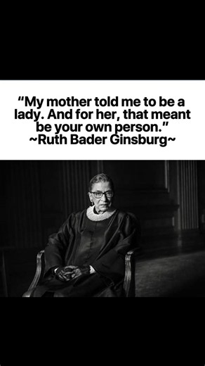 Ruth Bader Ginsburg #trending #feminineenergy #motivation