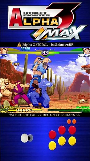 Ken at his strongest in street Fighter Alpha 3 max🔥
