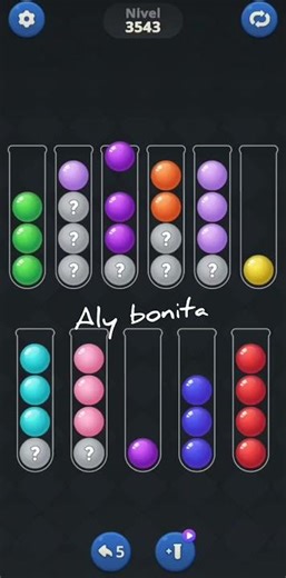 Ball sort puzzle level 3543 #resolución #games #puzzle #nivel #level #game #gameplay #gaming