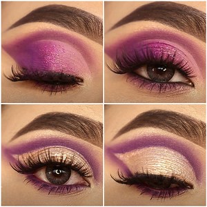 Purple Pink Cut Crease! | Learning with Shilpa